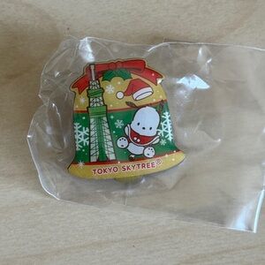 Sanrio Pochacco Christmas Tokyo Skytree Japan Local Regional City Pin Badge